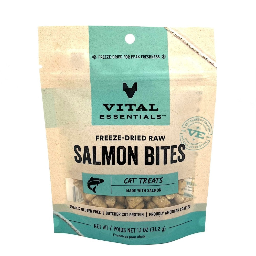 Vital Essentials Salmon Cat Treats-1 oz bag