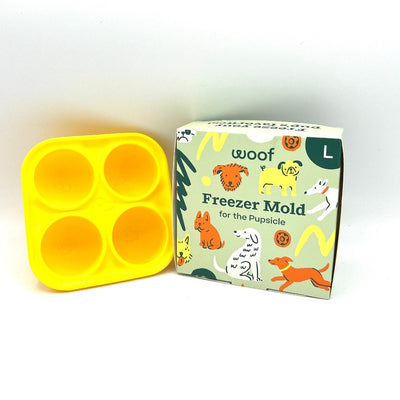 dog pupsicle freezer mold package and product