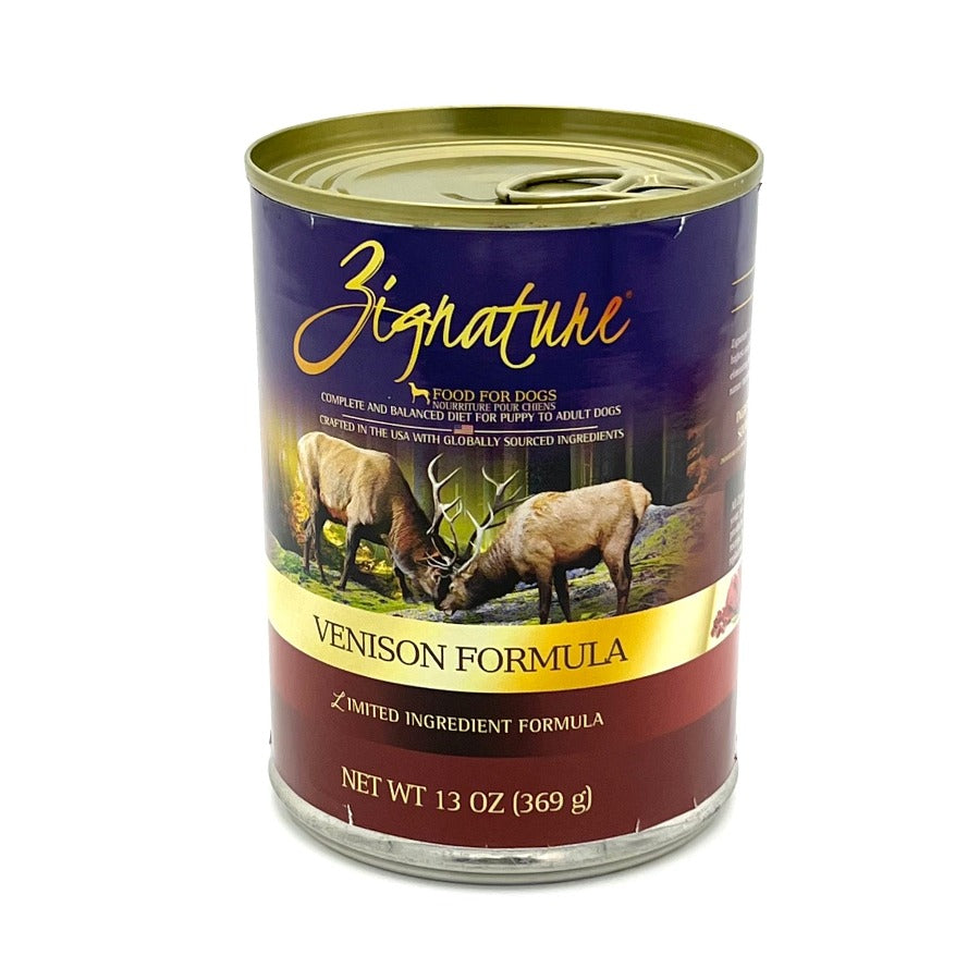 Zignature Venison Grain-Free Canned Dog Food 13-oz