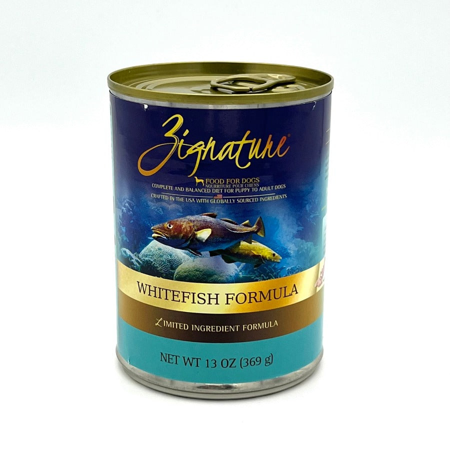 Zignature Whitefish Grain-Free Canned Dog Food, 13oz