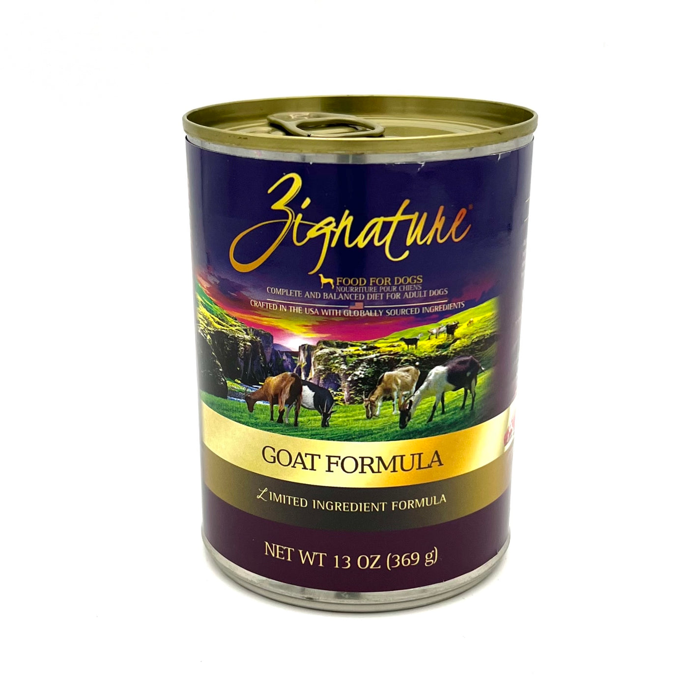 Zignature Goat Grain-Free Canned Dog Food 13oz