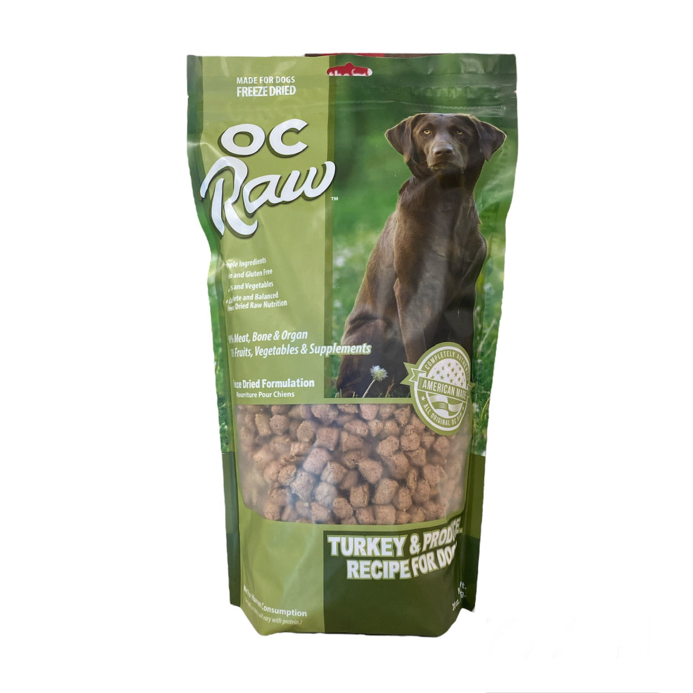 OC Raw Dog Freeze Dried Rox Dog Food 20 oz bag