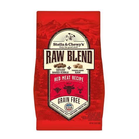 Stella & Chewy's Dog Food 22lb Raw Blend Red Meat
