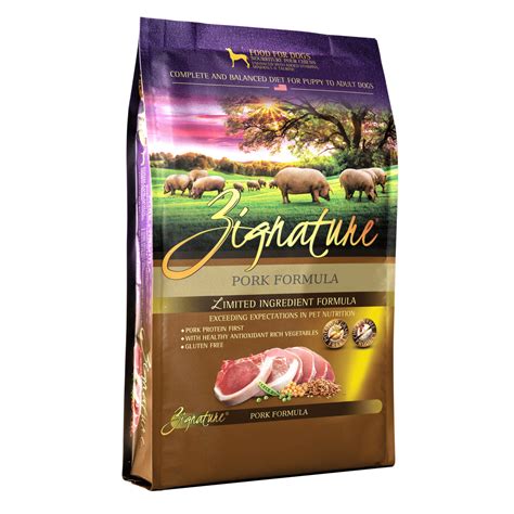Zignature Limited Ingredient Grain-Free Pork Dog Food 12.5lb