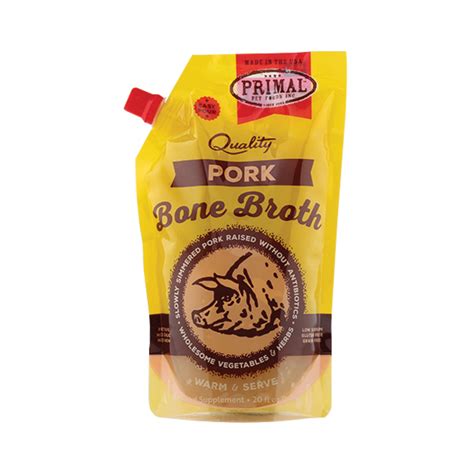 Primal Pork Broth 20 oz