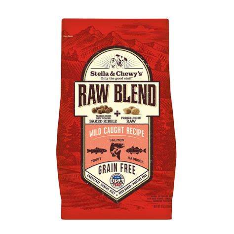 Stella & Chewy's Raw Blend Wild Caught Dog Food 22 lb