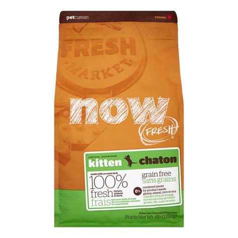 Now Grain Free Kitten Cat Food 3 lb
