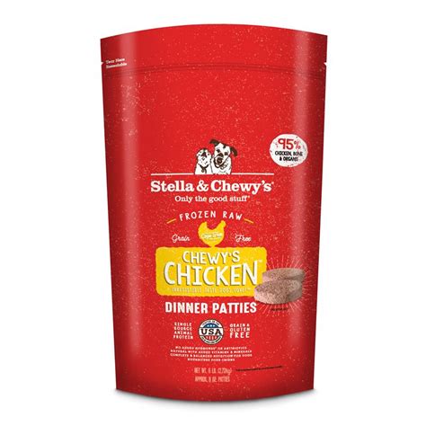 Stella & Chewy's Chicken Dinner Patties Freeze-Dried Raw Dog Food 6 lb