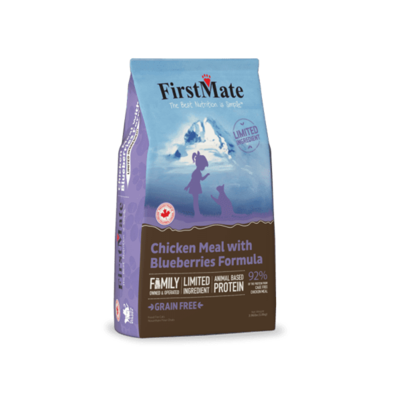 FirstMate Grain Free Chicken/ Blueberry Dry Cat Food 10lb