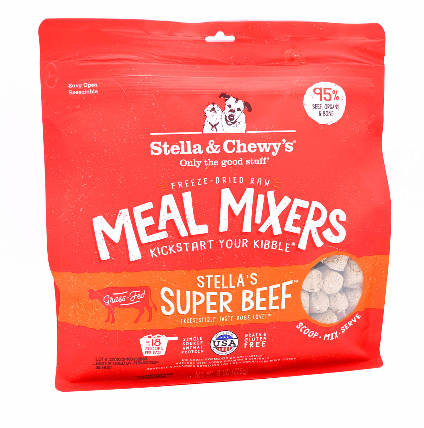 Stella & Chewy's Freeze Dried Meal Mixer Beef 18oz