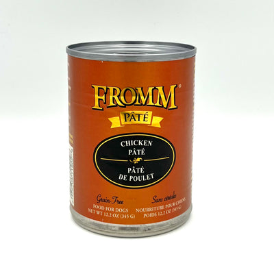 Fromm chicken pate canned dog food