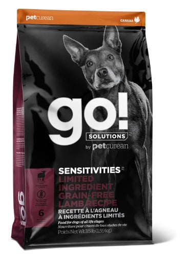 Go! SENSITIVITIES Limited Ingredient Lamb Grain-Free Dry Dog Food 3.5 lb
