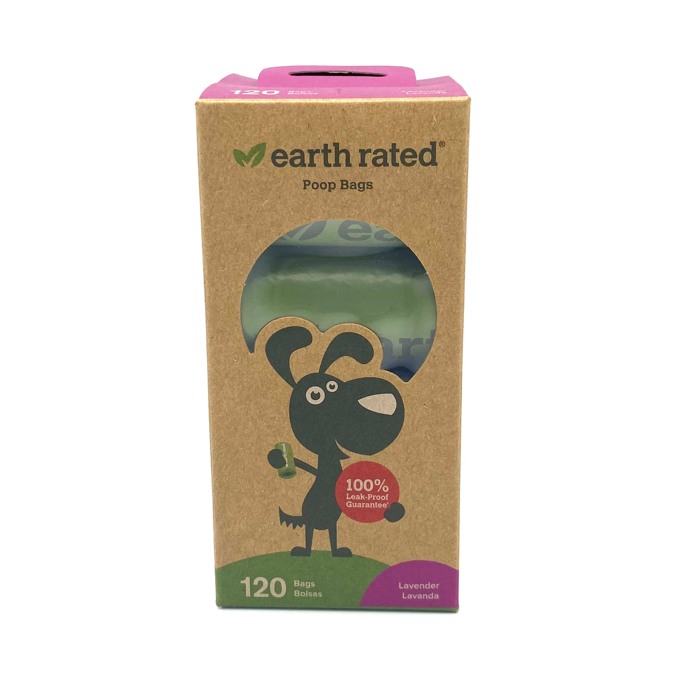 Earth Rated Bag 120ct Lavender