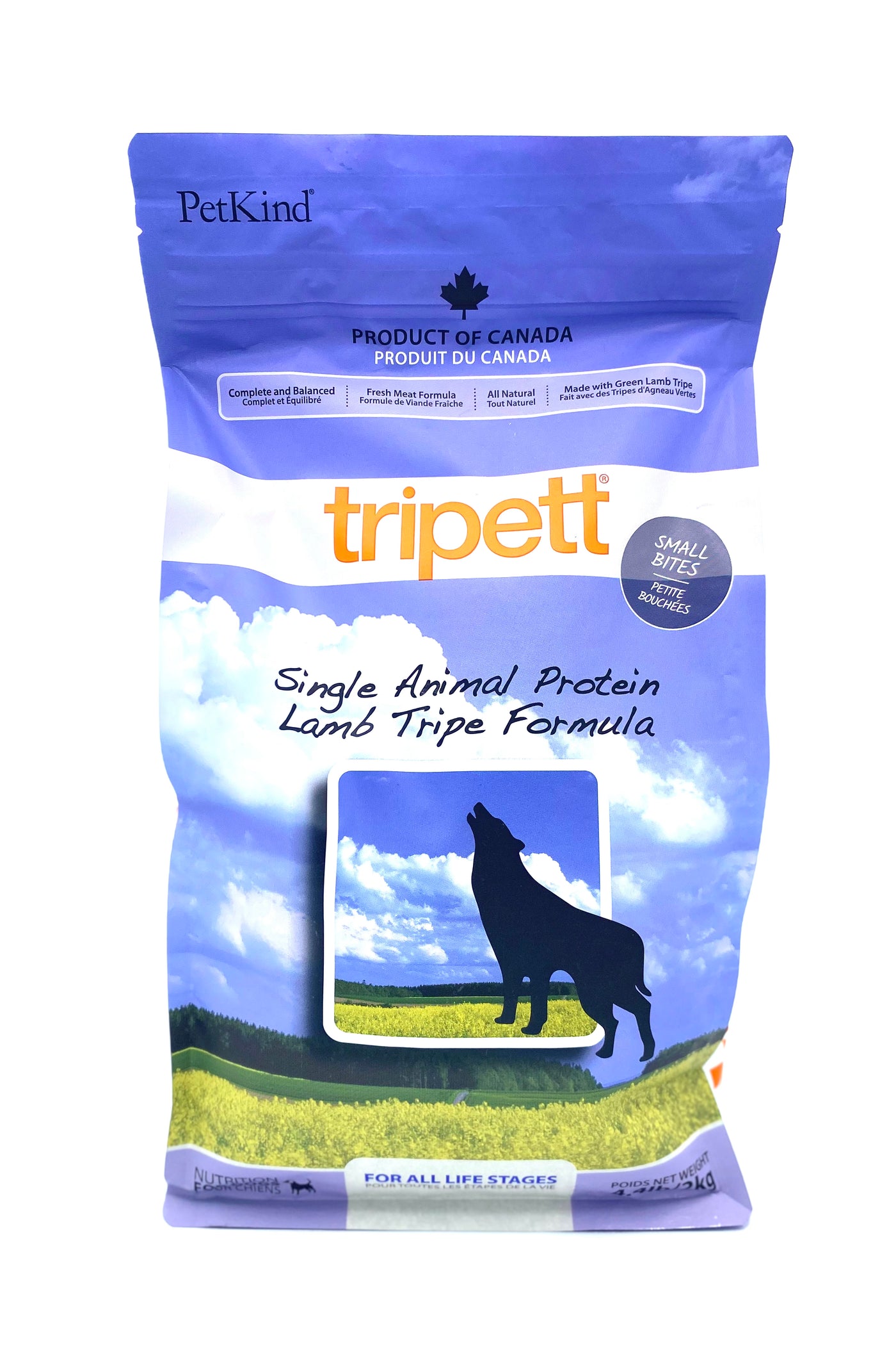Tripett Sm Bites Lamb Tripe 4.4 lb