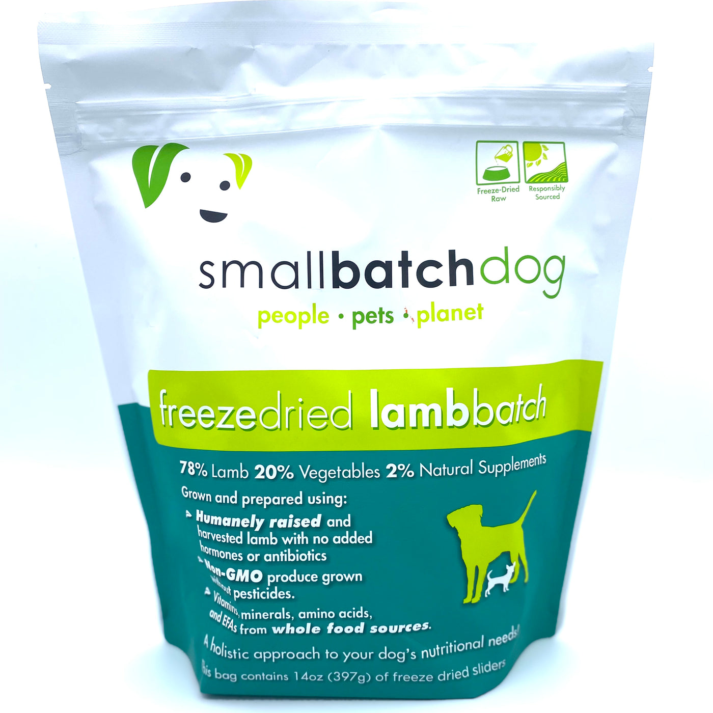 Small Batch Lamb Batch Freeze Dried Dog Food 14 oz