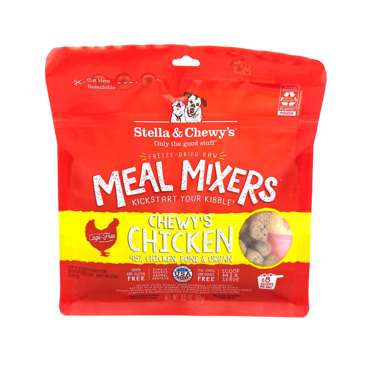 Stella and Chewys Meal Mixers Chewys Chicken 3.5oz