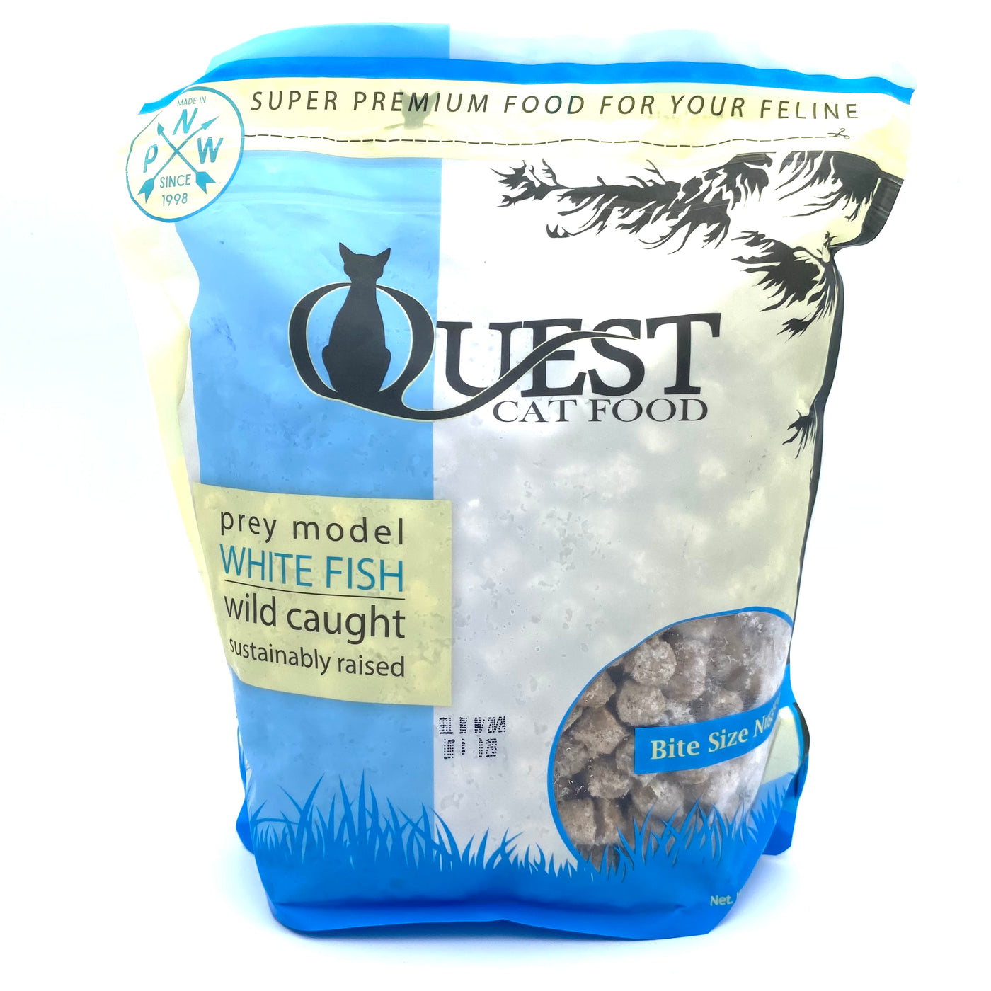 Quest Whitefish Raw for Cats 2lb