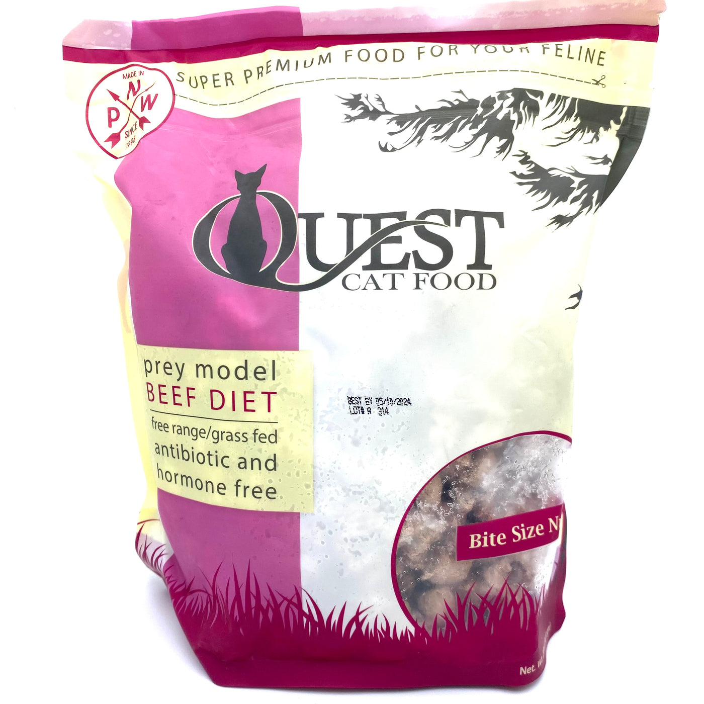 Quest Beef Raw for cats 2lb