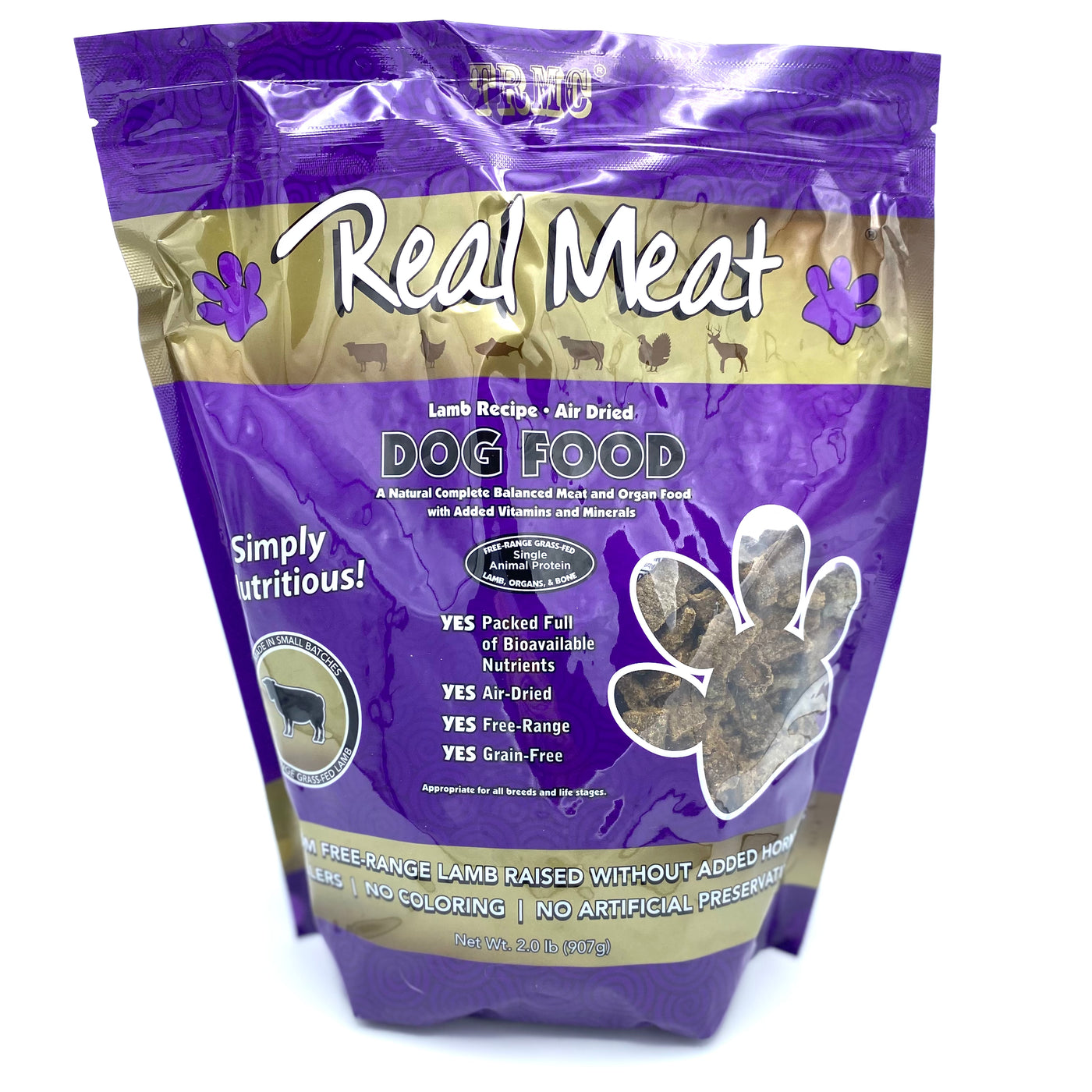 Real Meat Lamb Recipe Dog Food 2lb