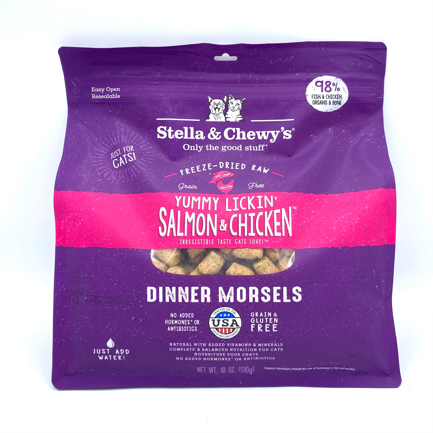 Stella & Chewy's Freeze Dried Salmon & Chicken Morsel 18oz