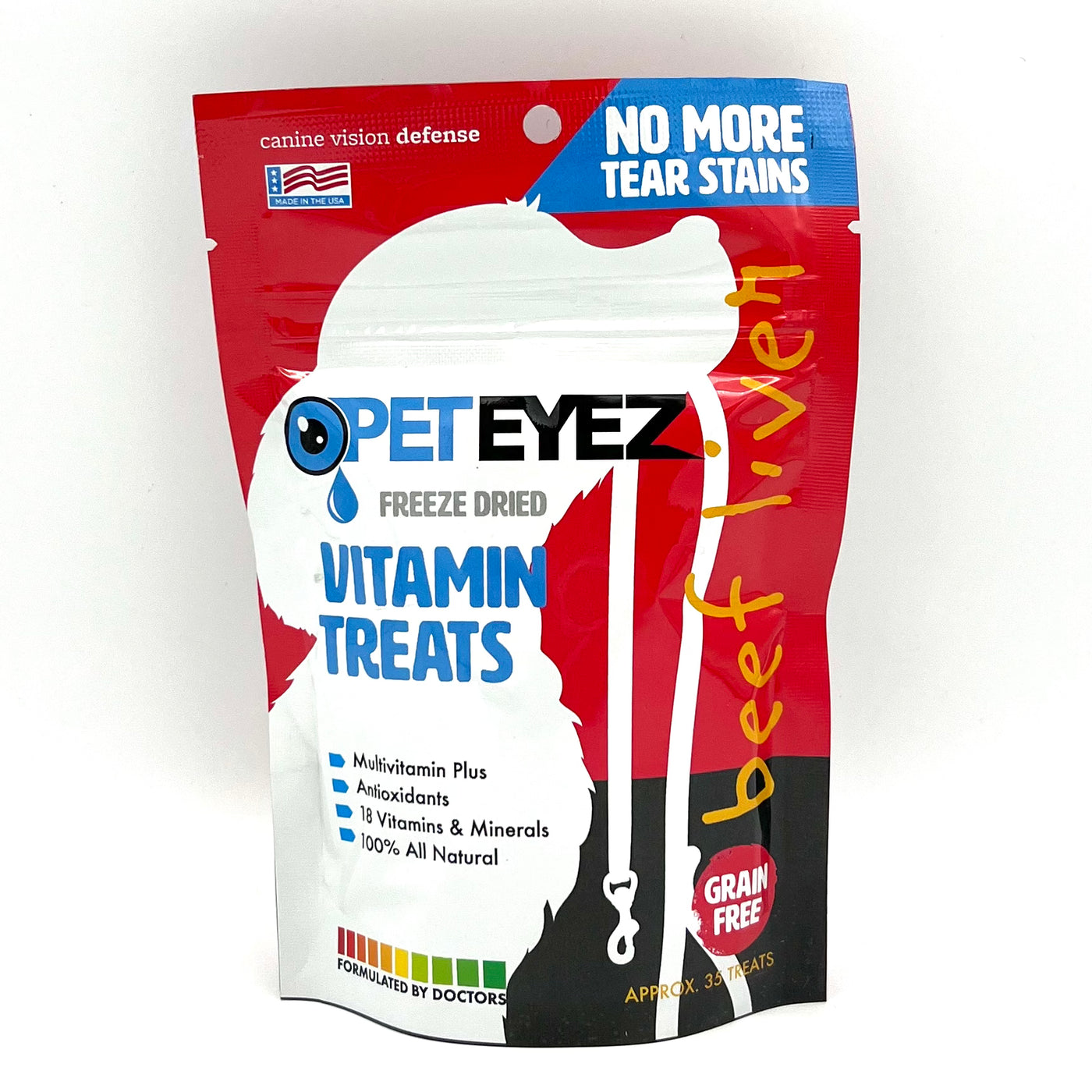 Pet Eyez Beef Liver Vitamin Treat