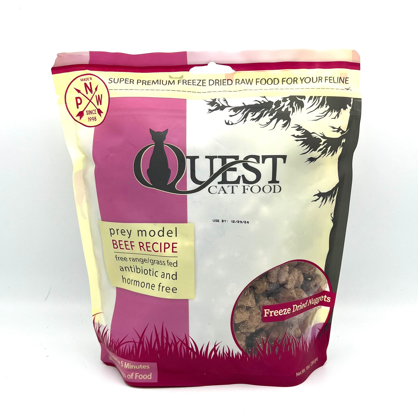 Quest  Freeze-Dried Beef Raw Cat Food