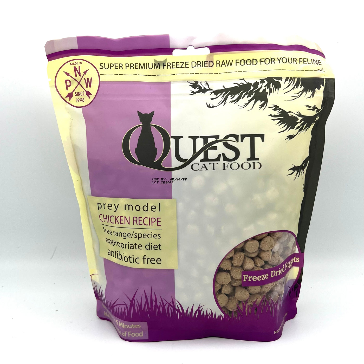 Quest  Freeze-Dried Chicken Raw Cat Food