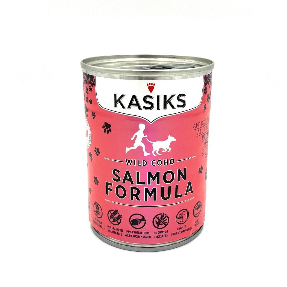Kasiks Salmon canned dog food