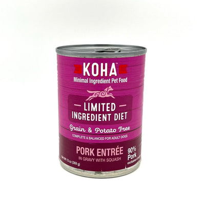 Koha pork canned dog food
