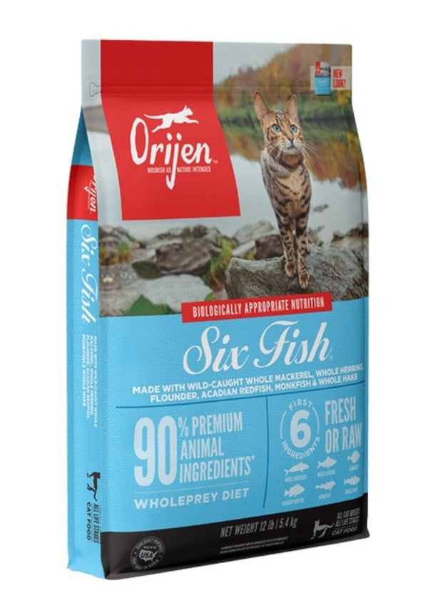 Orijen Six Fish Cat Food 12lb