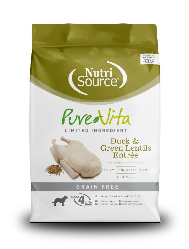 Pure Vita Duck & Green Lentil 15 lb