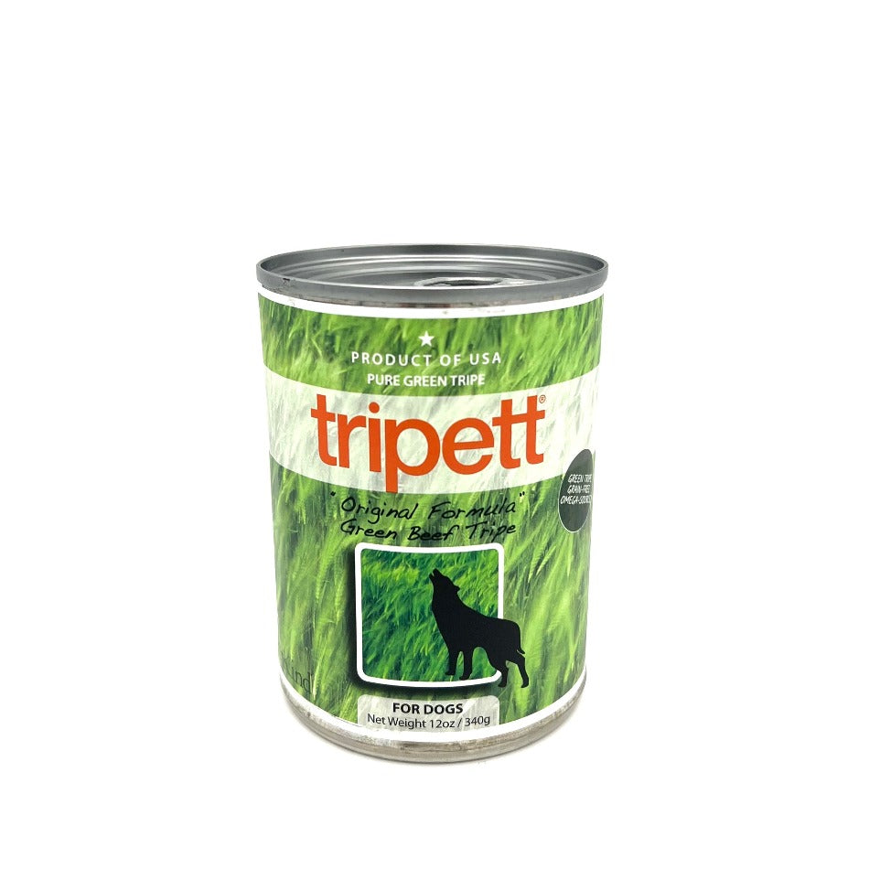 Tripett Original Green Beef Tripe 12oz can