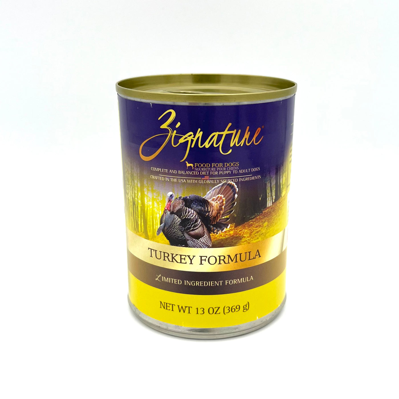 Zignature Turkey Formula Canned Dog Food 13 oz.