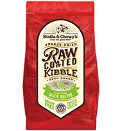 Stella & Chewy's Raw Coated Duck Kibble 3.5 lb bag