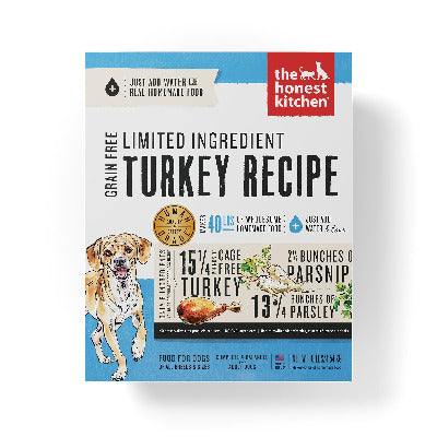 The Honest Kitchen Grain-free LID Turkey Diet Dog Food 10lb