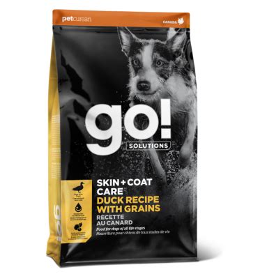 Go! Solutions Skin + Coat Care Duck Recipe with Grains Dry Dog Food 3.5 lb Bag