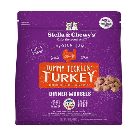Stella & Chewy's Turkey Raw Morsel Cat Food 3 lb