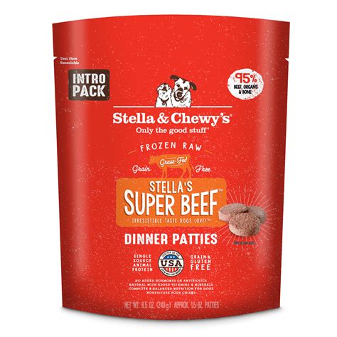Stella & Chewy's Beef Patties 12 lb