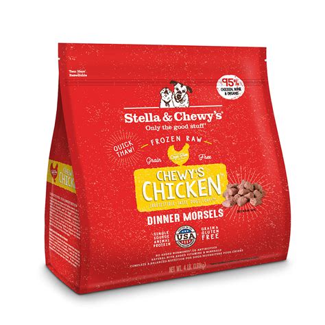 Stella & Chewy's Frozen Chicken Morsels 4 lb