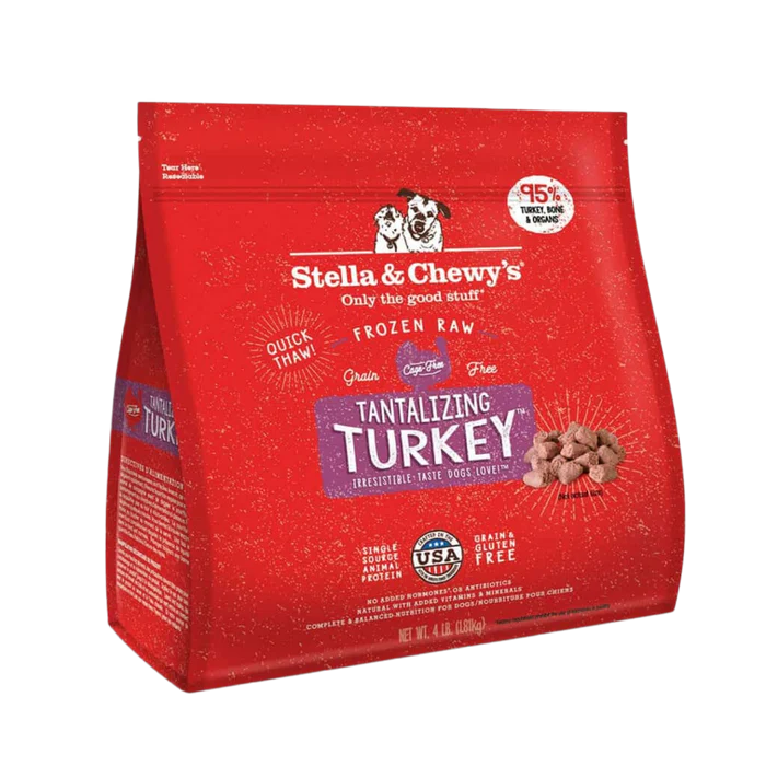 Stella & Chewy's Raw Turkey Morsels 4 lb